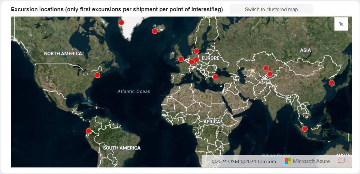 SCSS dashboard - All excursions - Map, non-clustered