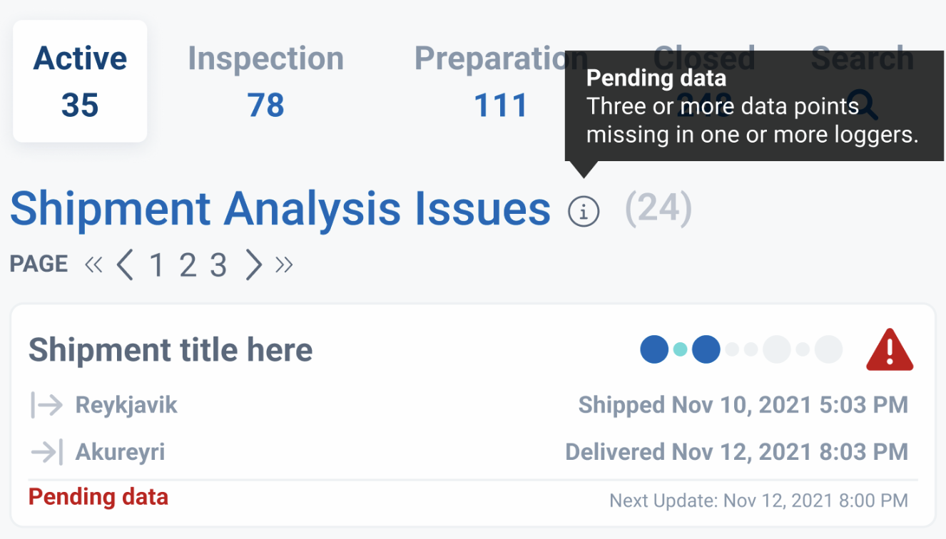 SCM admin panel - pending data