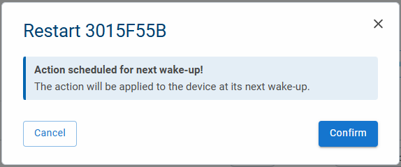 Fleet Manager - Actions - Restart on wake-up Fleet Manager - Actions - Restart on wake-up