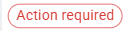 SCM - Shipments - Shipments list - Action required