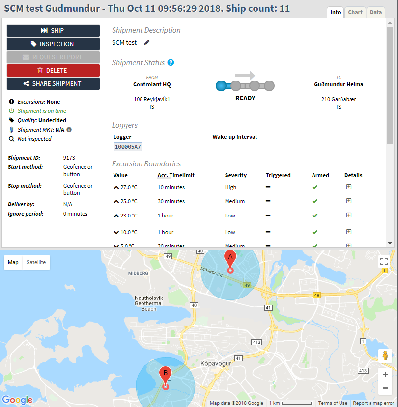 No custom properties in single shipment view