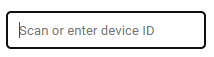 Fleet Manager - Service Events - Register event - Scan or enter device ID